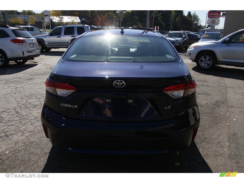 2020 Corolla LE - Blueprint / Black photo #6