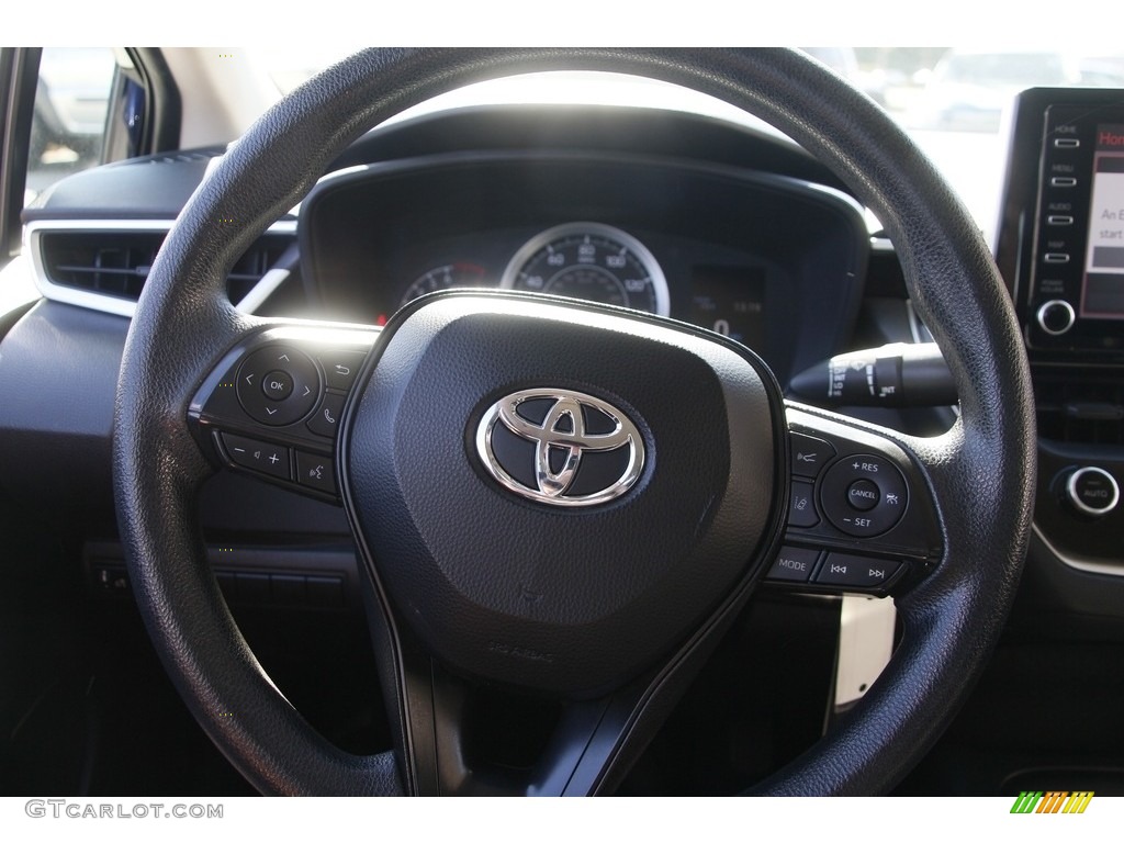 2020 Corolla LE - Blueprint / Black photo #18