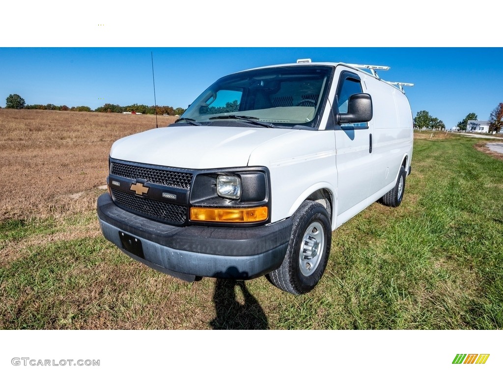 Summit White 2016 Chevrolet Express 2500 Cargo WT Exterior Photo #145028495