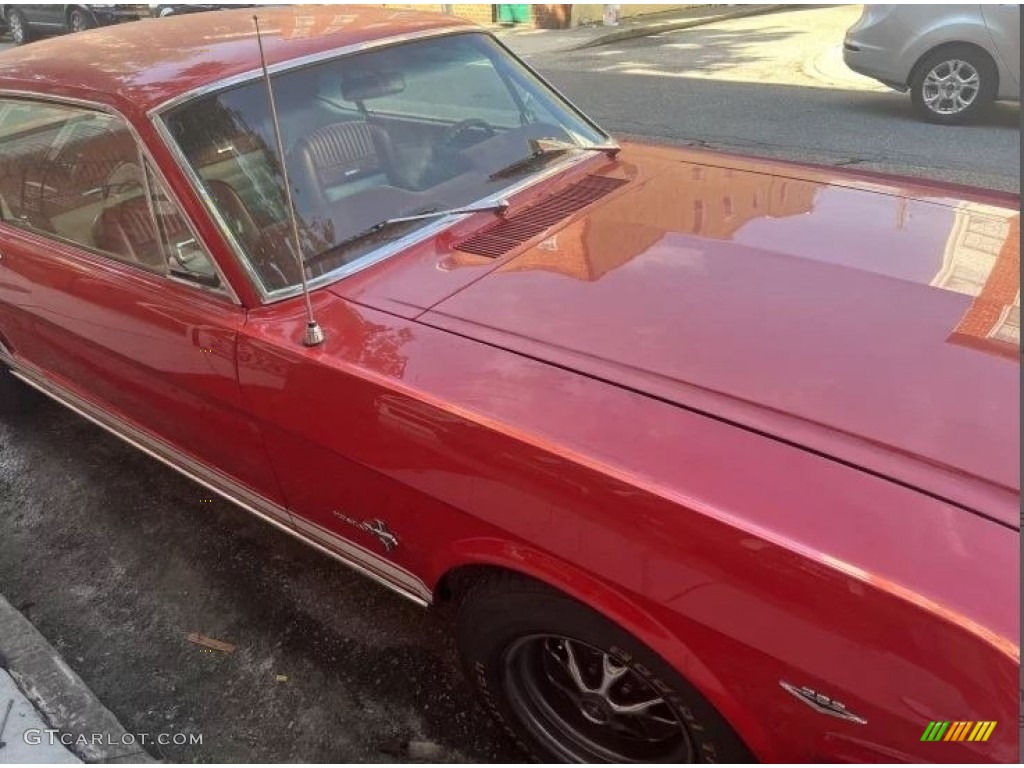 1965 Mustang Coupe - Rangoon Red / Red photo #2