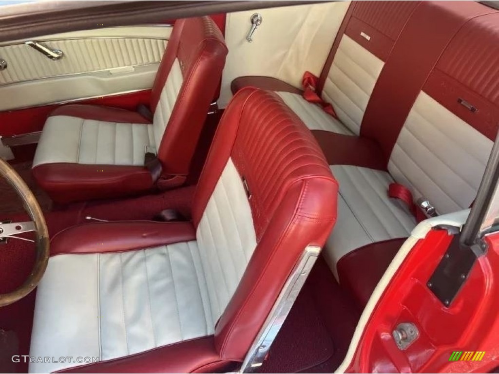 1965 Mustang Coupe - Rangoon Red / Red photo #7