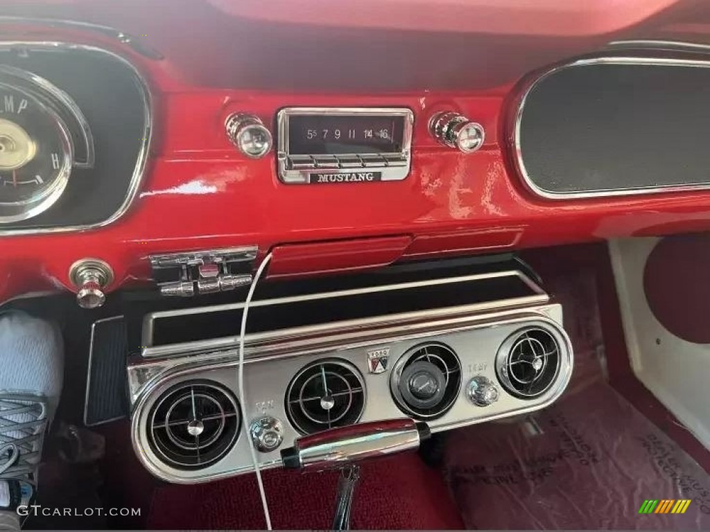 1965 Mustang Coupe - Rangoon Red / Red photo #8