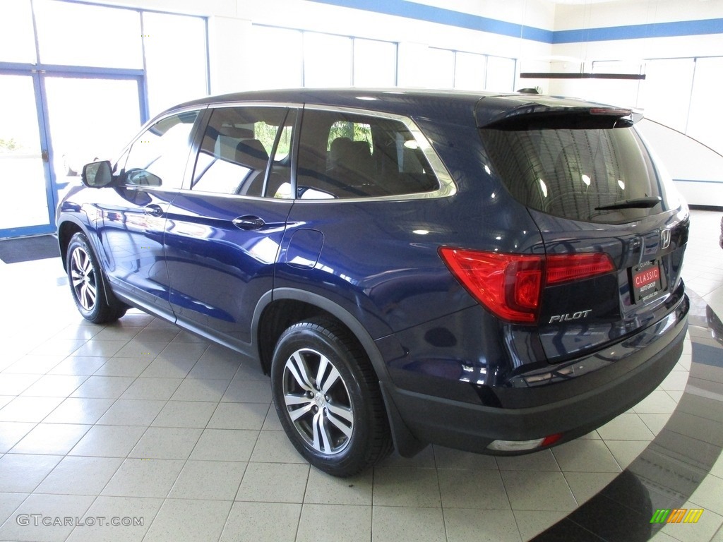 2017 Pilot EX-L AWD w/Navigation - Obsidian Blue Metallic / Gray photo #9