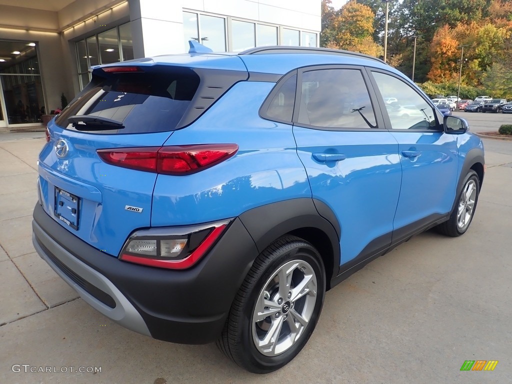 2023 Kona SEL AWD - Blue Wave / Black photo #2