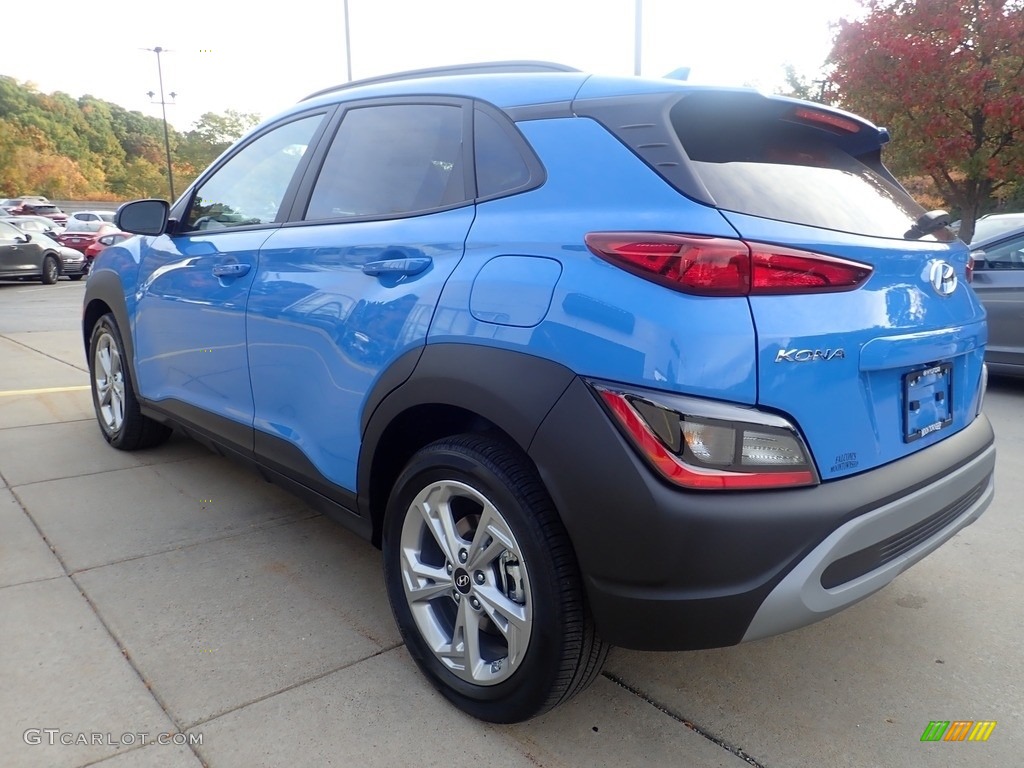 2023 Kona SEL AWD - Blue Wave / Black photo #5