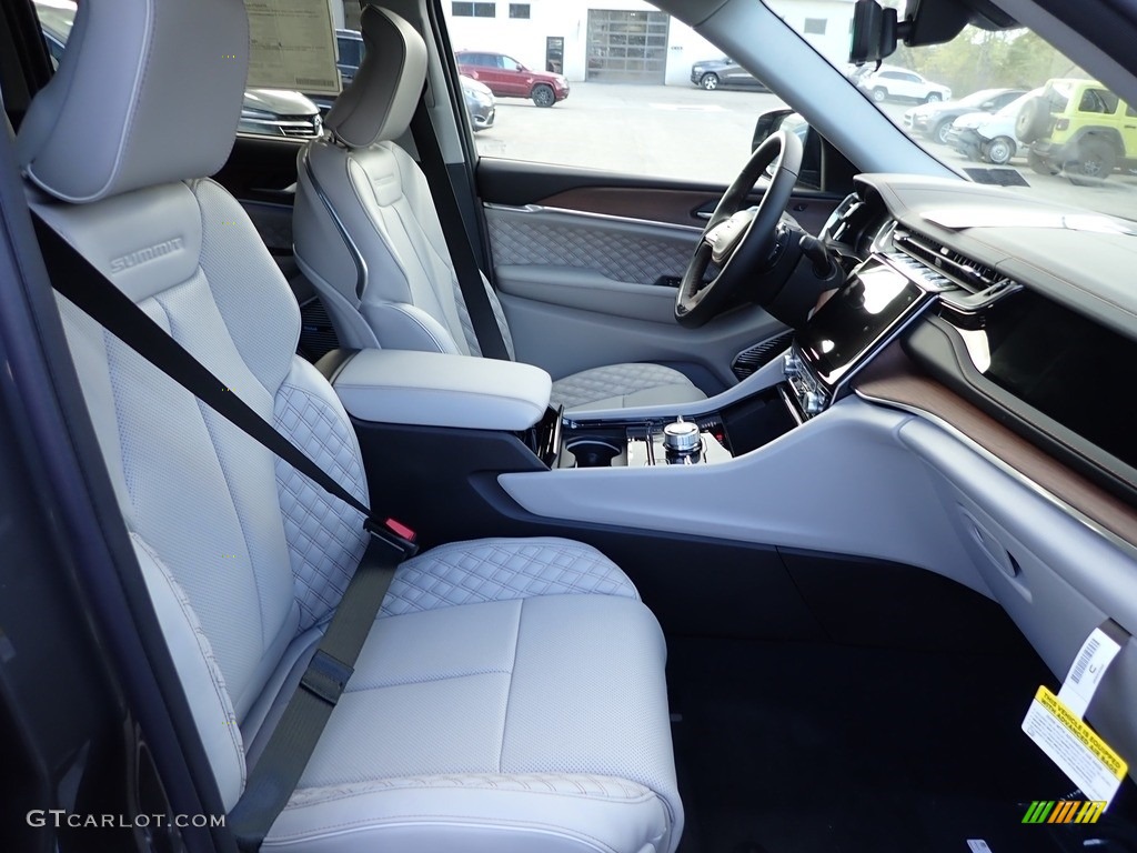 Global Black/Steel Gray Interior 2022 Jeep Grand Cherokee Summit 4XE Hybrid Photo #145030906