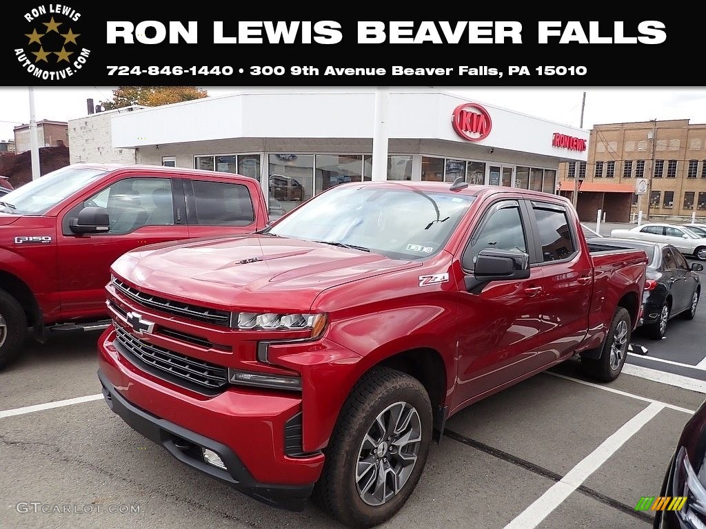 2022 Silverado 1500 Limited RST Crew Cab 4x4 - Cherry Red Tintcoat / Jet Black photo #1