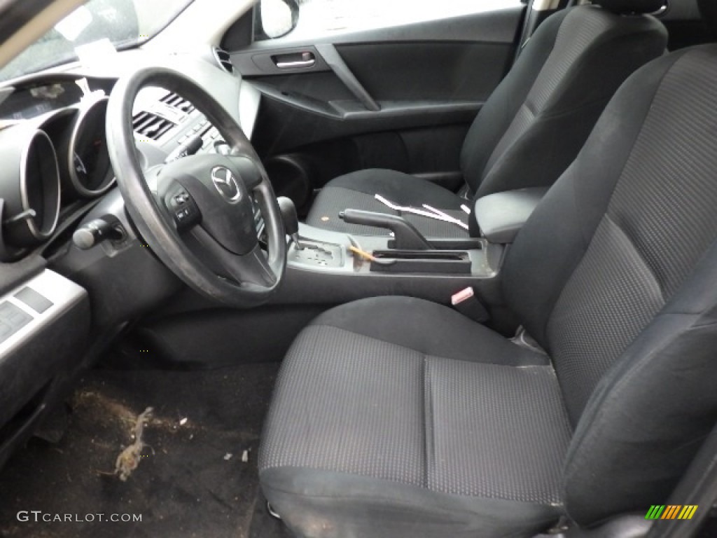 2013 MAZDA3 i SV 4 Door - Black Mica / Black photo #8