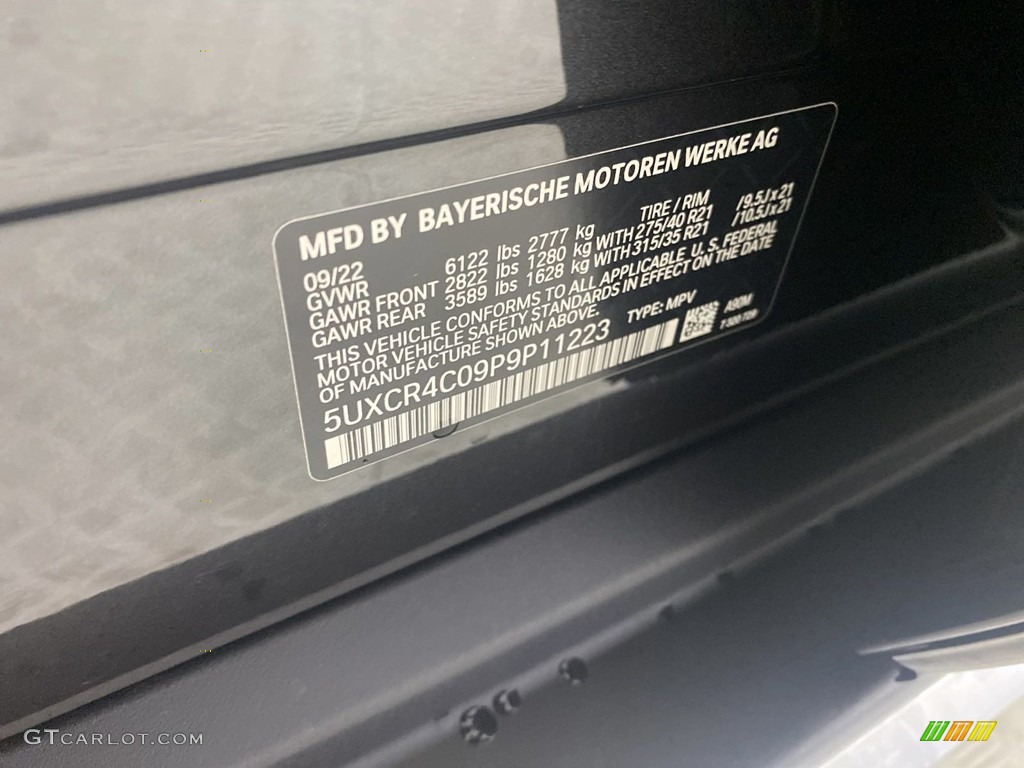 2023 X5 sDrive40i - Dark Graphite Metallic / Black photo #26