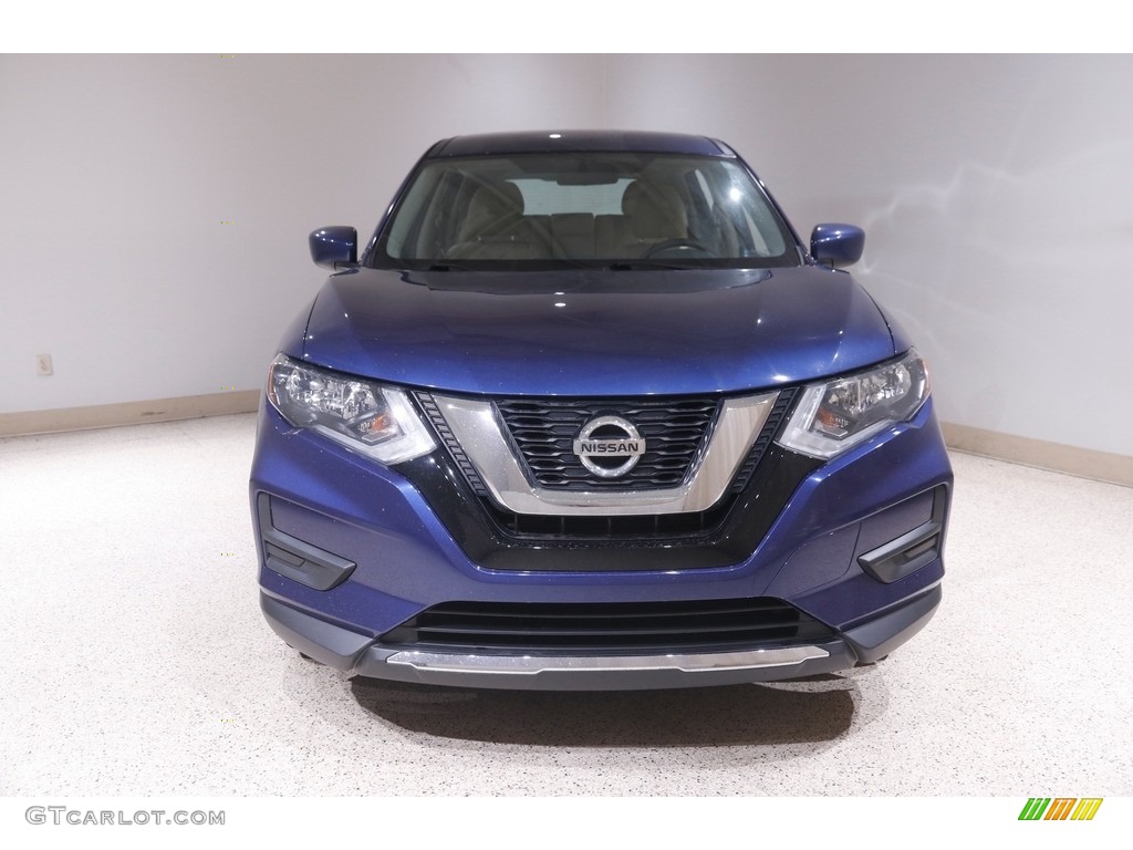 2017 Rogue S AWD - Caspian Blue / Charcoal photo #2