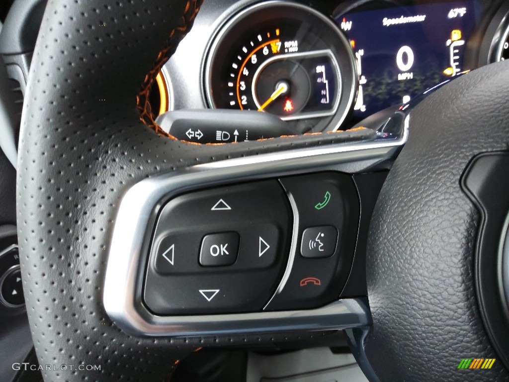 2023 Jeep Gladiator Mojave 4x4 Black Steering Wheel Photo #145035643