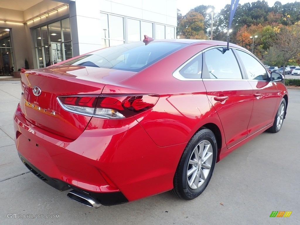 2019 Sonata SE - Scarlet Red / Gray photo #2