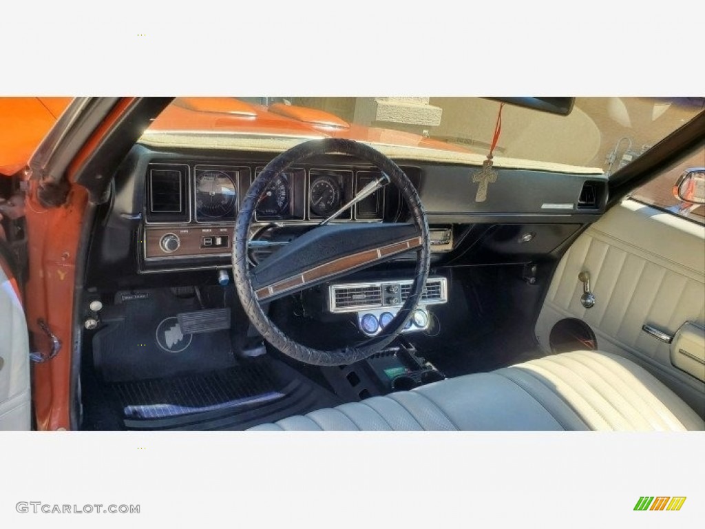 Pearl White Interior 1972 Buick Skylark GS Convertible Photo #145035928