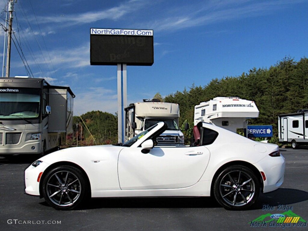 2020 MX-5 Miata RF Grand Touring - Snowflake White Pearl Mica / Red photo #2