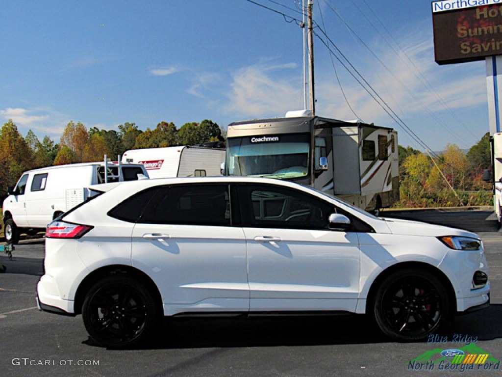 2020 Edge ST AWD - Star White Metallic Tri-Coat / Ebony photo #6