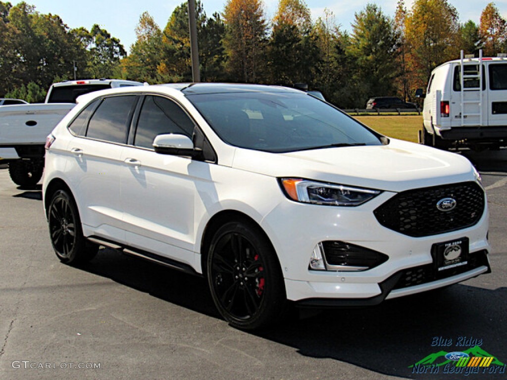 2020 Edge ST AWD - Star White Metallic Tri-Coat / Ebony photo #7