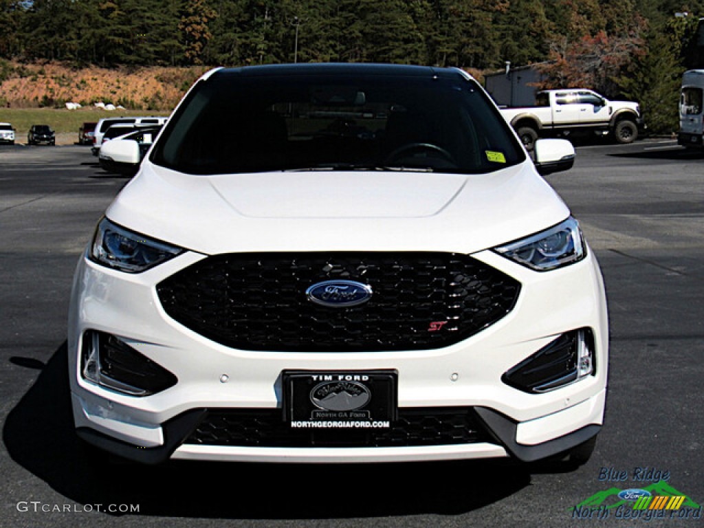 2020 Edge ST AWD - Star White Metallic Tri-Coat / Ebony photo #8