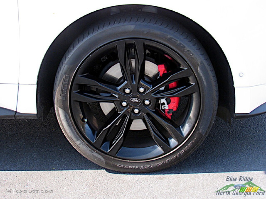 2020 Edge ST AWD - Star White Metallic Tri-Coat / Ebony photo #9
