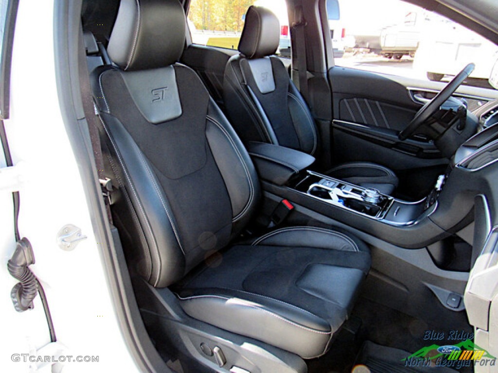 2020 Edge ST AWD - Star White Metallic Tri-Coat / Ebony photo #12