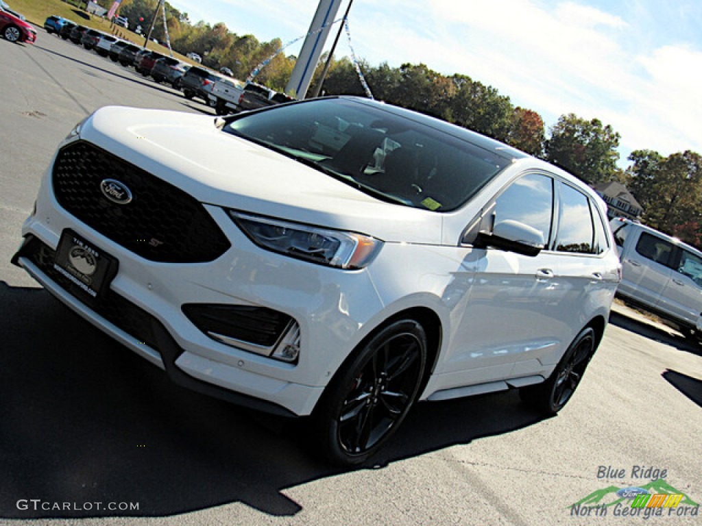 2020 Edge ST AWD - Star White Metallic Tri-Coat / Ebony photo #28