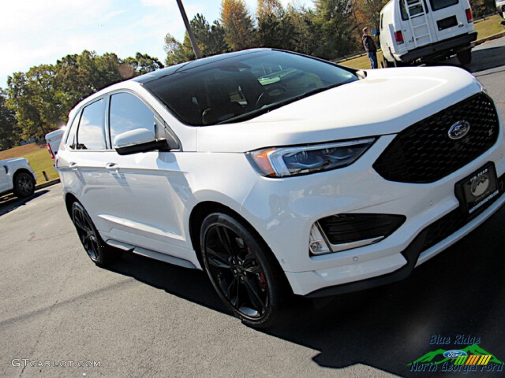 2020 Edge ST AWD - Star White Metallic Tri-Coat / Ebony photo #29