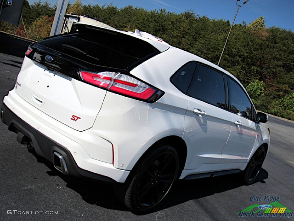 2020 Edge ST AWD - Star White Metallic Tri-Coat / Ebony photo #30