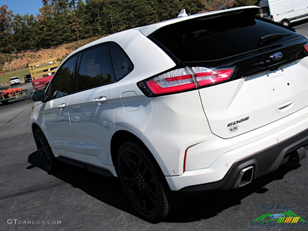 2020 Edge ST AWD - Star White Metallic Tri-Coat / Ebony photo #31