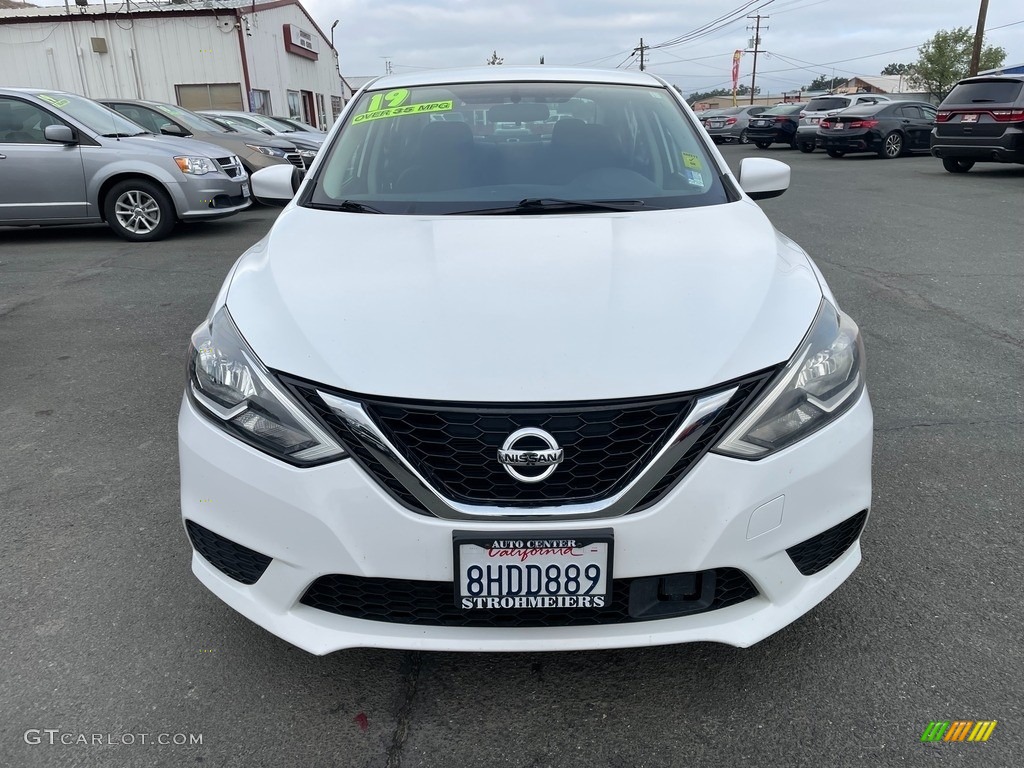 2019 Sentra SV - Fresh Powder / Charcoal photo #2