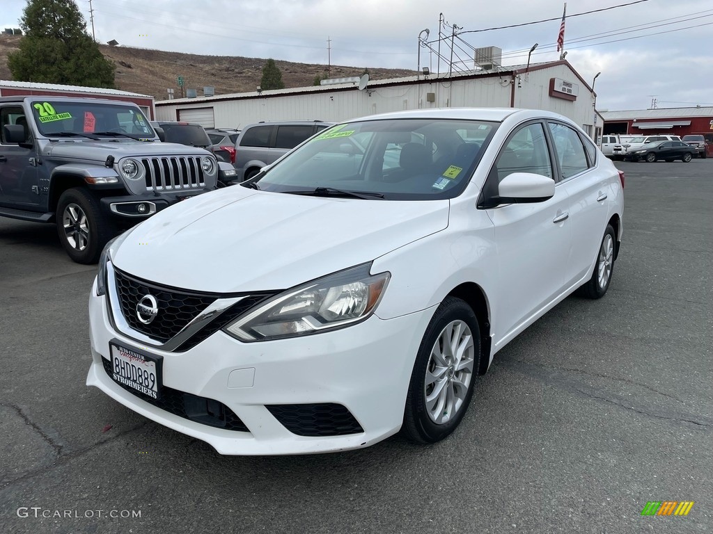 2019 Sentra SV - Fresh Powder / Charcoal photo #3