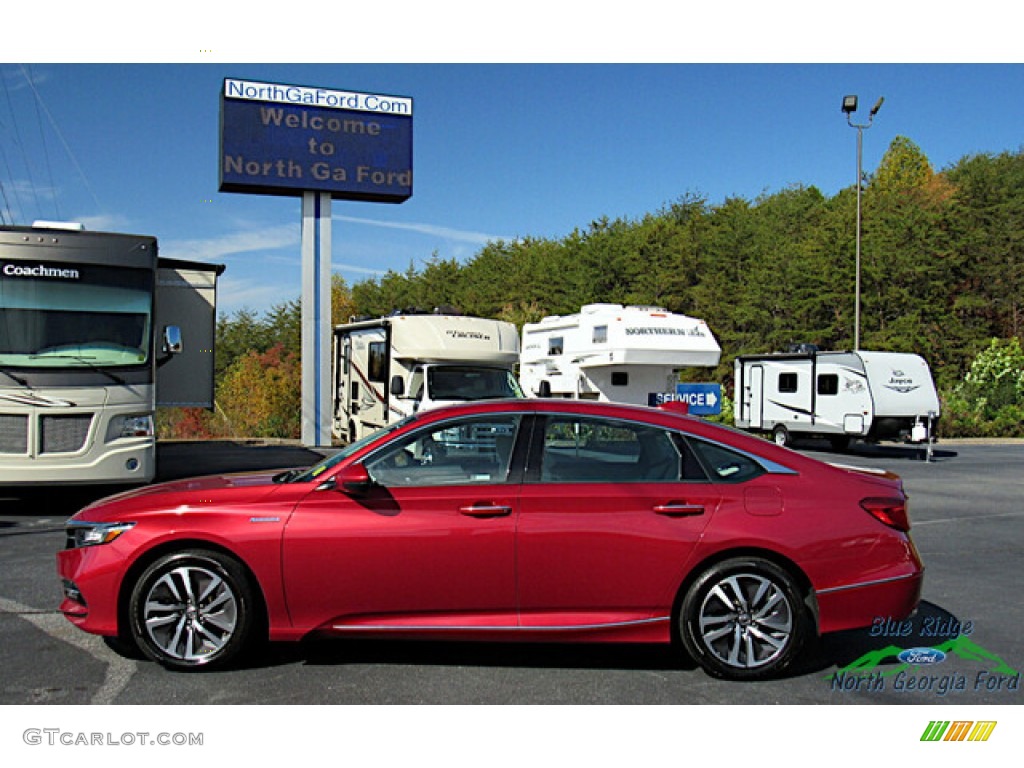 2019 Accord Touring Sedan - San Marino Red / Ivory photo #2