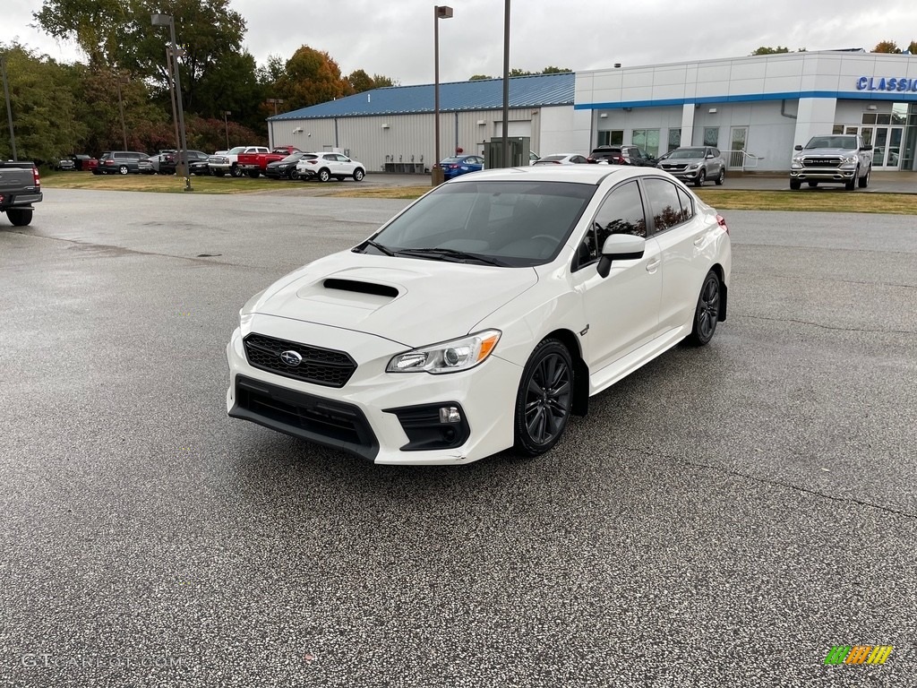 Crystal White Pearl Subaru WRX