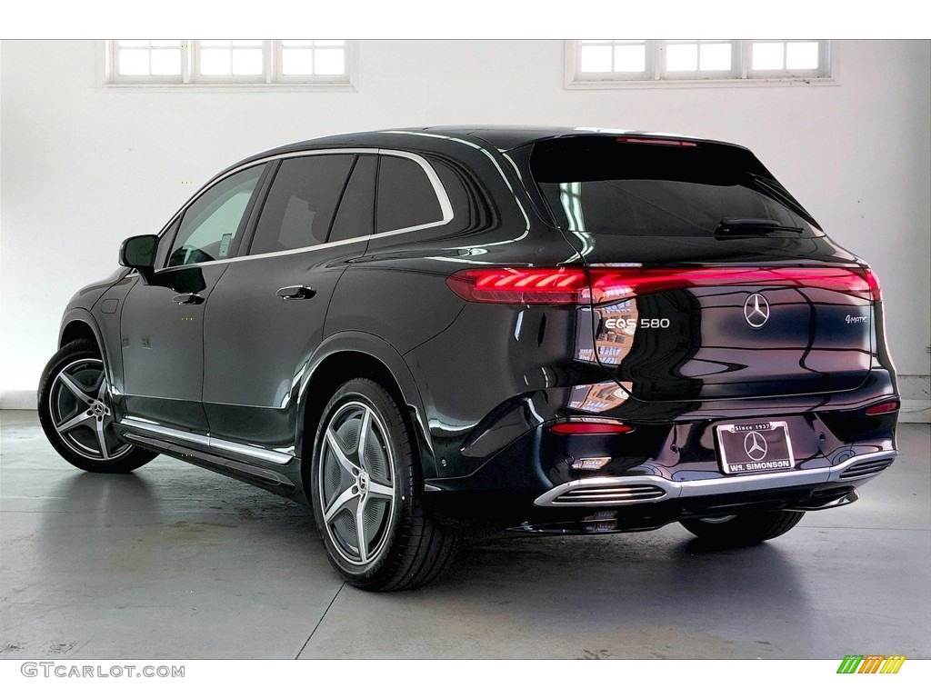 2023 EQS 580 4Matic SUV - Obsidian Black Metallic / Neva Gray/Sable Brown photo #2