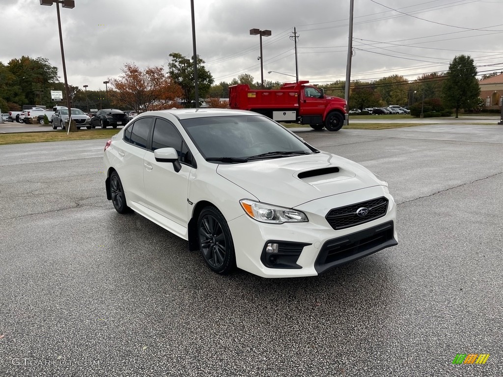 2018 WRX  - Crystal White Pearl / Carbon Black photo #3