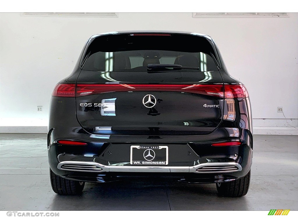 2023 EQS 580 4Matic SUV - Obsidian Black Metallic / Neva Gray/Sable Brown photo #3