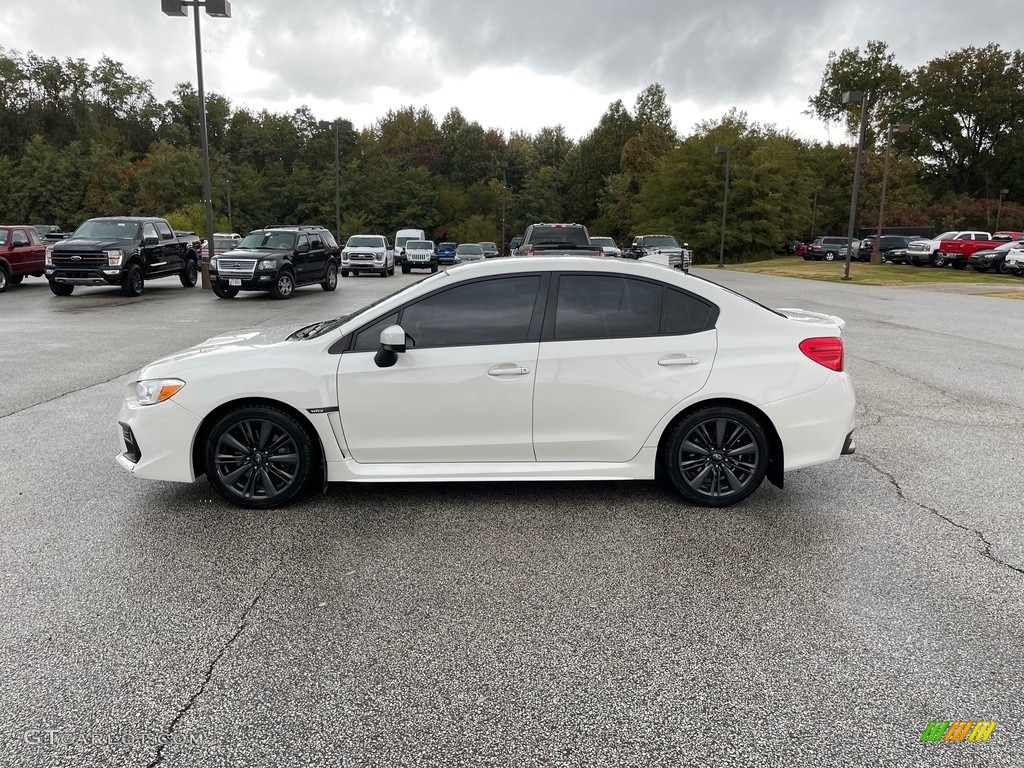 2018 WRX  - Crystal White Pearl / Carbon Black photo #8