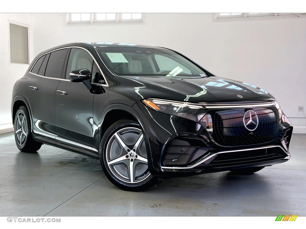 Obsidian Black Metallic 2023 Mercedes-Benz EQS 580 4Matic SUV Exterior Photo #145037511