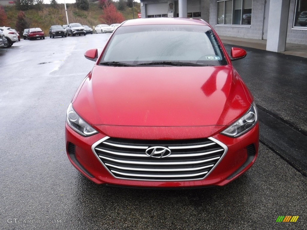 2017 Elantra SE - Red / Gray photo #3