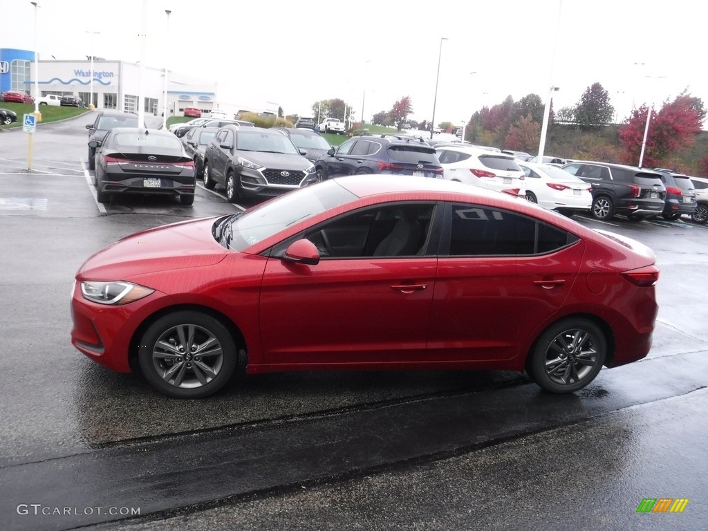 2017 Elantra SE - Red / Gray photo #6