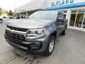 Satin Steel Metallic - Colorado WT Crew Cab 4x4 Photo No. 2