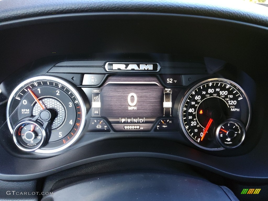 2022 Ram 2500 Big Horn Crew Cab 4x4 Gauges Photo #145039224