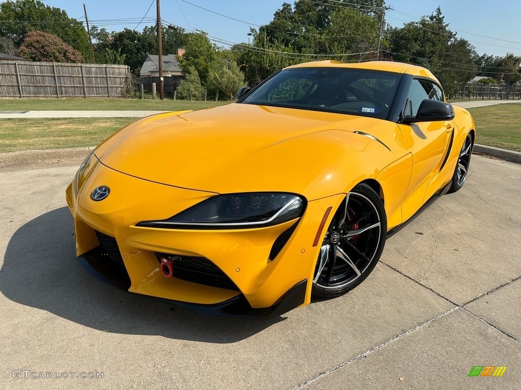 Nitro Yellow 2021 Toyota GR Supra 3.0 Premium Exterior Photo #145039554