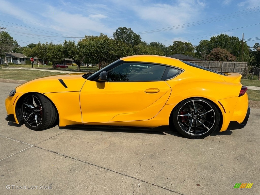 Nitro Yellow 2021 Toyota GR Supra 3.0 Premium Exterior Photo #145039863