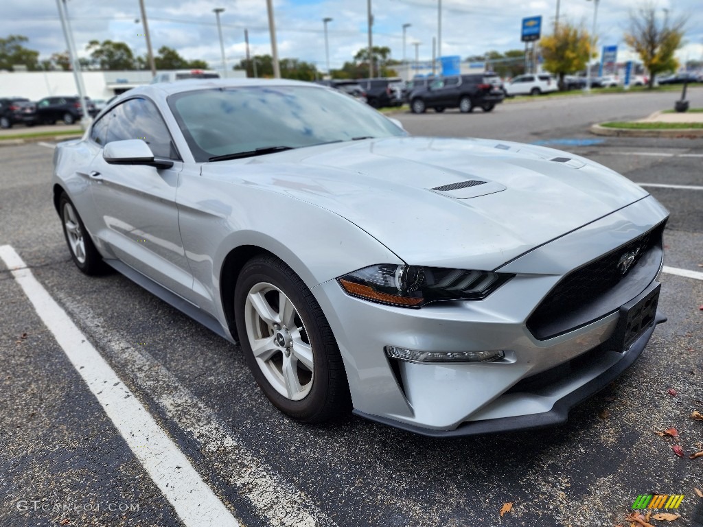 Ingot Silver 2019 Ford Mustang EcoBoost Premium Fastback Exterior Photo #145041036