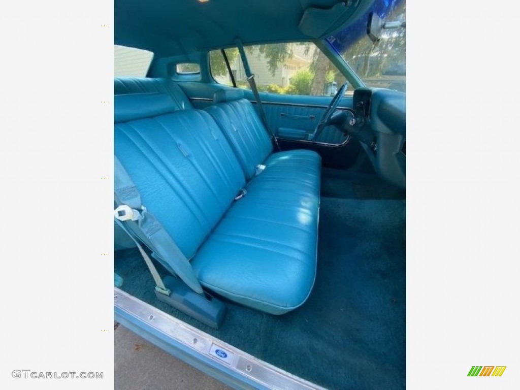 Blue Interior 1976 Mercury Cougar XR7 2 Door Hardtop Photo #145041441