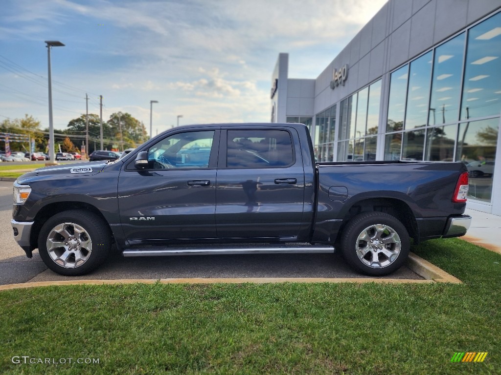 2021 1500 Big Horn Crew Cab 4x4 - Maximum Steel Metallic / Black photo #11