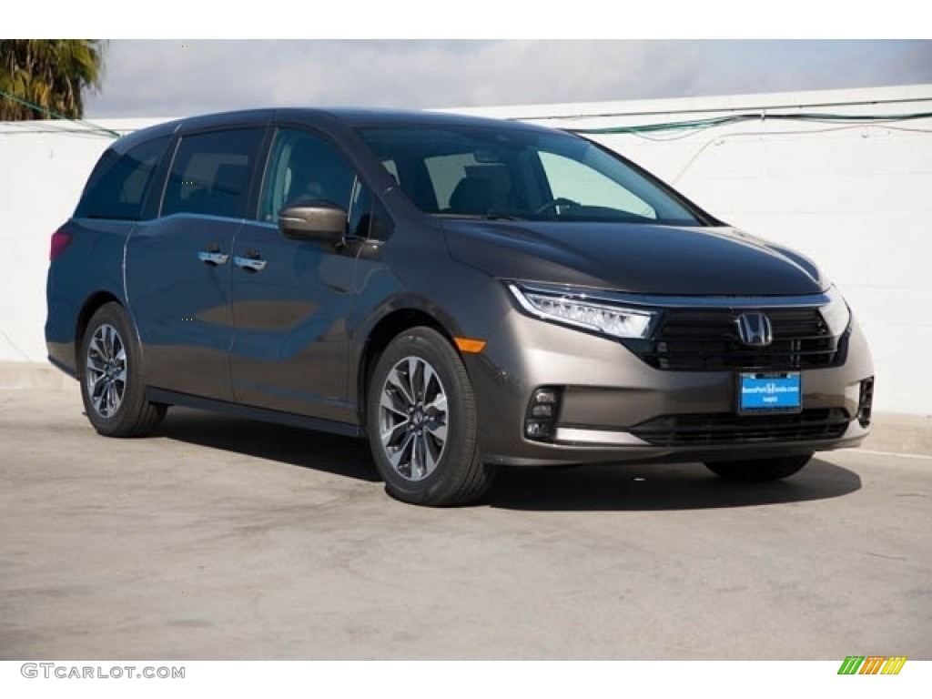 Pacific Pewter Metallic 2023 Honda Odyssey EX-L Exterior Photo #145041573