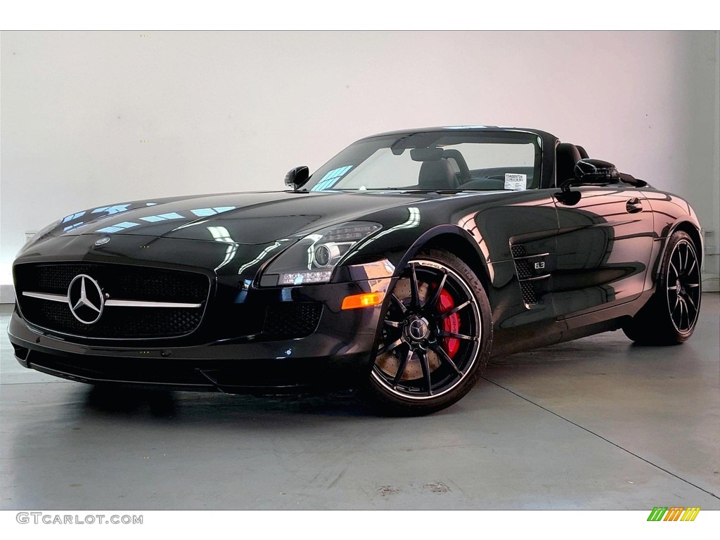 Obsidian Black Metallic 2013 Mercedes-Benz SLS AMG GT Roadster Exterior Photo #145044765