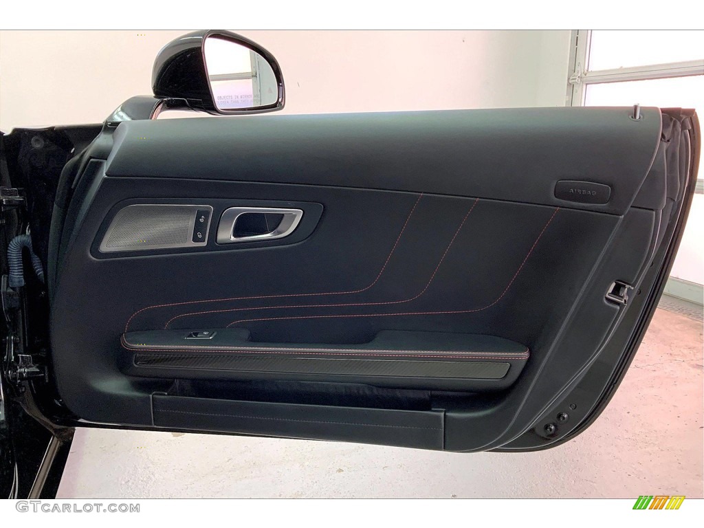 2013 Mercedes-Benz SLS AMG GT Roadster Black designo Door Panel Photo #145044858