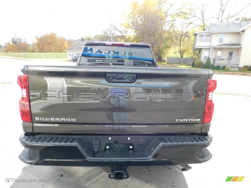 2022 Silverado 2500HD Custom Crew Cab 4x4 - Greenstone Metallic / Jet Black photo #9