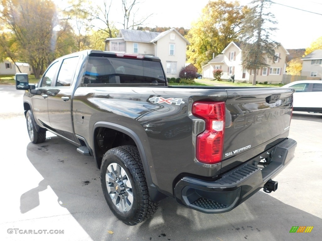 2022 Silverado 2500HD Custom Crew Cab 4x4 - Greenstone Metallic / Jet Black photo #10